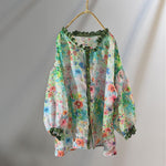 New Age Hippie Patchwork Blouse