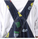 cambioprcaribe One Size / Multicolor Charlie Brown and Snoopy 90's Denim Overalls