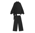 cambioprcaribe OOTD | 2 Piece Outfits Black / L Geometria OOTD Shirt + Pants | Millennials