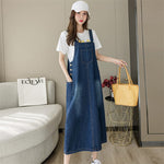 cambioprcaribe overall dress Bethany Vintage Denim Overall Dress