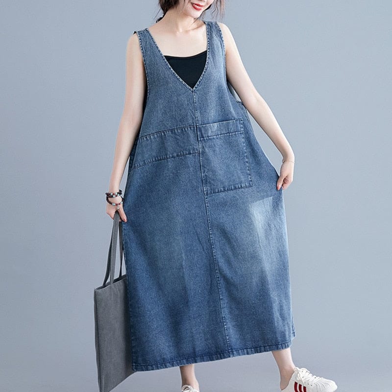 Destiny Plus Size Overall Dress