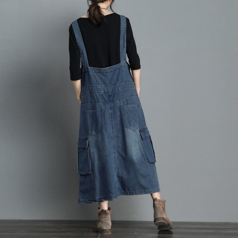 cambioprcaribe overall dress On Time Denim Overall Dress