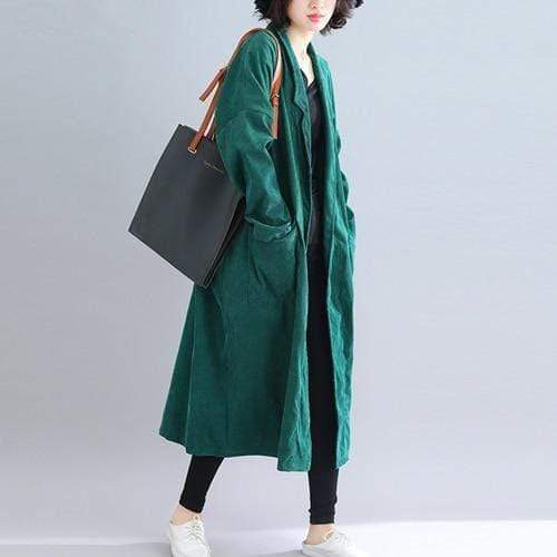 cambioprcaribe Oversized Corduroy Coat