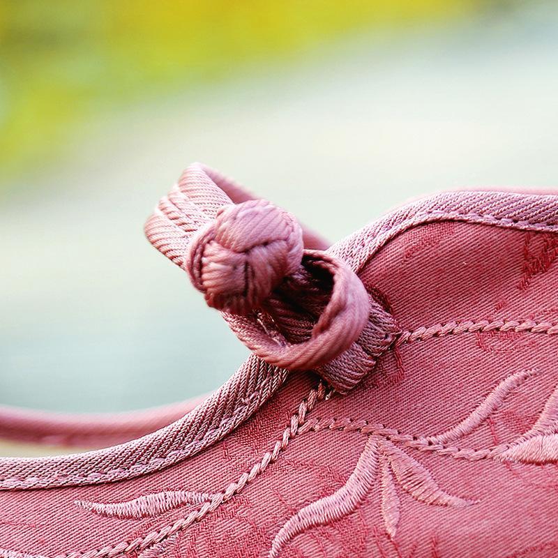 cambioprcaribe Pink Cotton & Linen Shoes