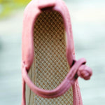 cambioprcaribe Pink Cotton & Linen Shoes