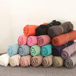 Pure Color Cotton Scarf