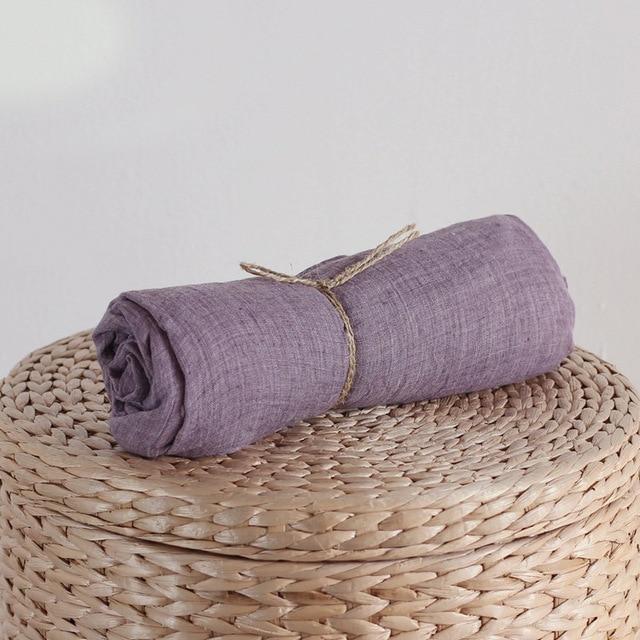 cambioprcaribe Purple / One Size Pure Color Cotton Scarf