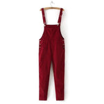 cambioprcaribe Red / S Corduroy 90s Overalls