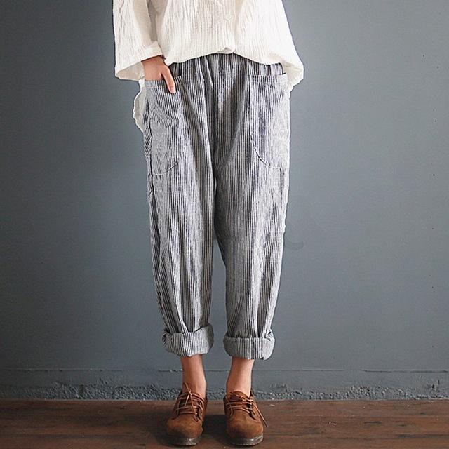 Vintage Striped Trousers | Zen