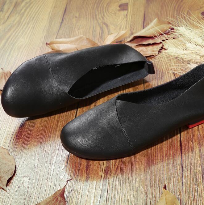 cambioprcaribe Shoes Black / 4 Wild West Leather Flat Shoes