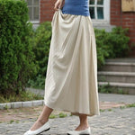 Cotton and Linen Maxi Skirts