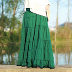 cambioprcaribe Skirts green / One Size Peaceful Heart Maxi Skirt