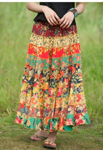 cambioprcaribe Skirts Random Patchwork Hippie Skirt