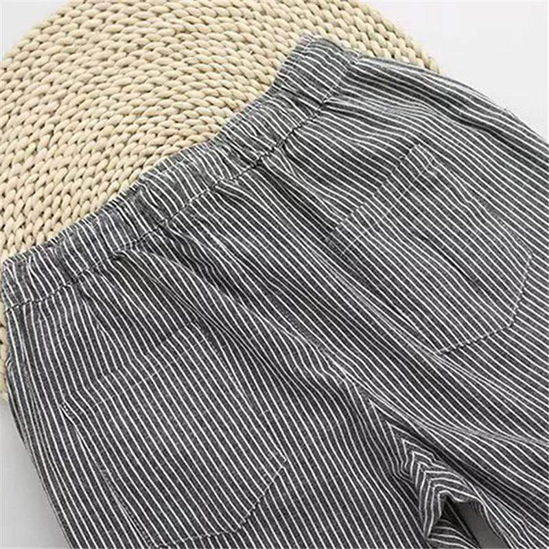 cambioprcaribe Striped Cotton Linen Pants  | Zen