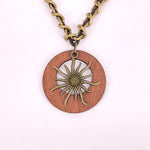 cambioprcaribe Sun Tribe Wooden Necklace
