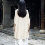 cambioprcaribe Tops Calm Aura Cotton Linen Shirt  | Zen