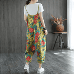 cambioprcaribe Vintage Floral Print Overall