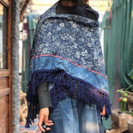 Vintage Inspired Patchwork Cotton Pashmina Scarf