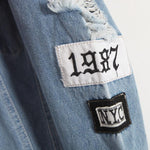 Where Is My Mind Ripped Denim Jacket