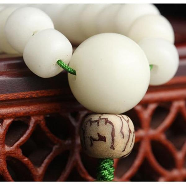 White Lotus 108 Mala Beads  | Zen