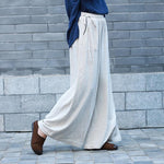 Wide Leg Linen Palazzo Pants  | Zen