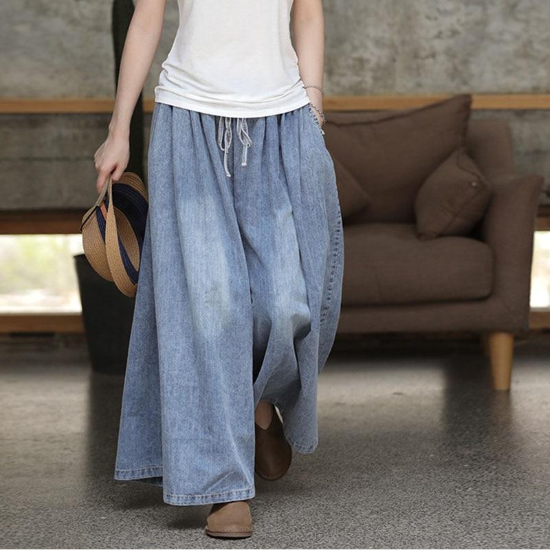 Light Blue Palazzo Jeans