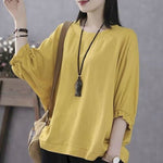 cambioprcaribe Yellow / M 40kg-50kg Hano Lantern Sleeve Cotton Shirt