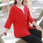 cambioprcaribe Zen Cotton Linen Blouse | Zen