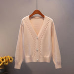 cambioprcaribe Anita Button Up Cardigan Sweater