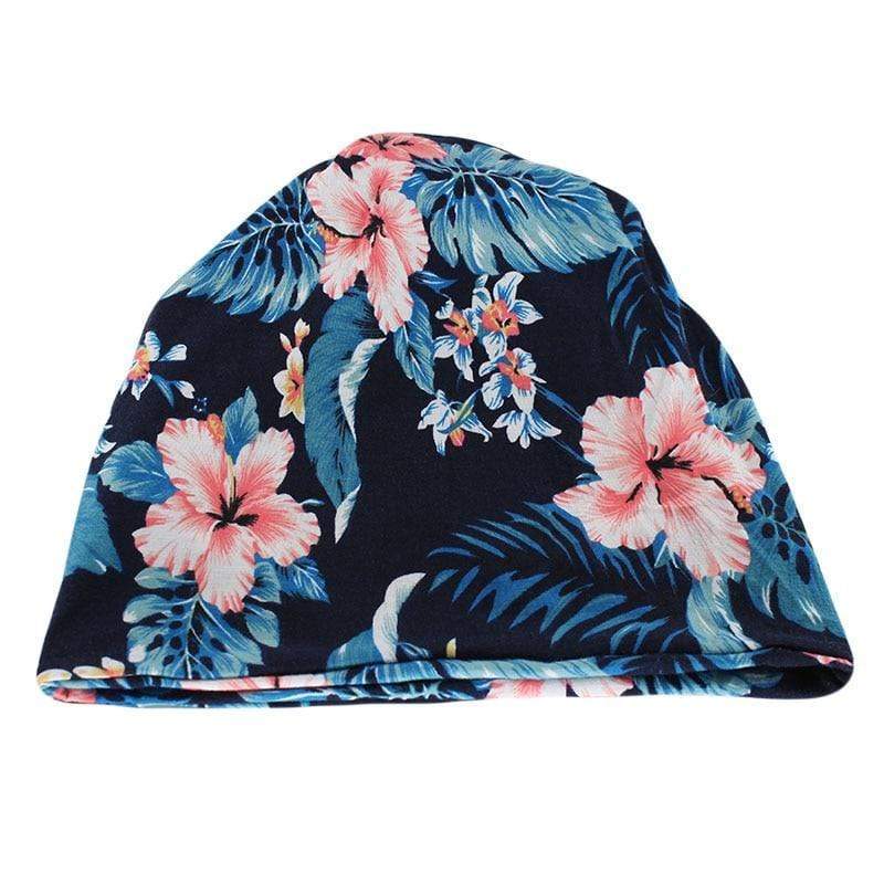 cambioprcaribe Beanie Hats Aloha Floral Beanie Hat