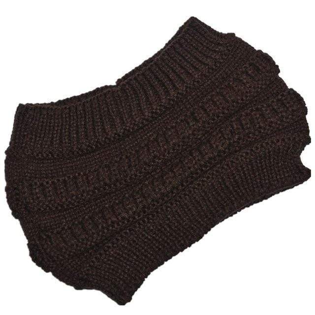 cambioprcaribe Beanie Hats coffee / One Size Winter Knitted Headband