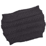 cambioprcaribe Beanie Hats Dark grey / One Size Winter Knitted Headband