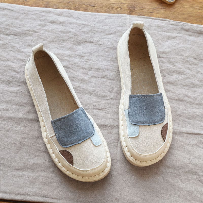 cambioprcaribe Beige / 36 Mora Vintage Patchwork Loafers