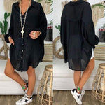 cambioprcaribe Black / 5XL Peace Plus Size Oversized Shirt