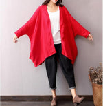 Cotton Linen Oversized Cardigan