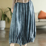 High Waist Vintage Denim Pants