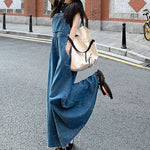 cambioprcaribe Blue / S / China Everywhere Denim Overall Dress