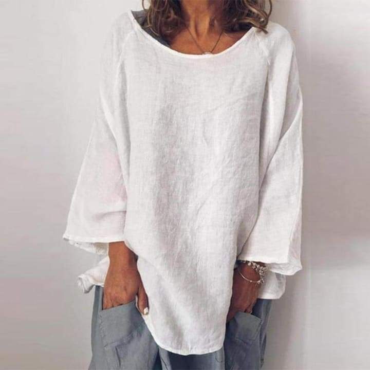 cambioprcaribe Bohème Oversized Long Sleeve T-Shirt