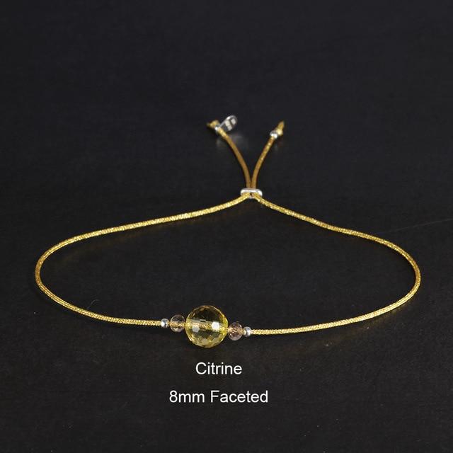 cambioprcaribe Bracelet Citrine Delicate Gemstone Bracelets