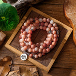Buddhist Pink Aventurine 108 Mala Beads