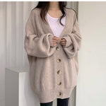 cambioprcaribe Chunky Lazy Knitted Cardigan