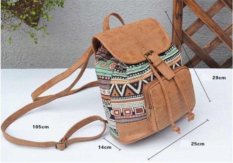 cambioprcaribe Clover Bohemian Backpack Purse