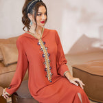 cambioprcaribe Daliaa Hooded Kaftan Dress | Mandala