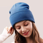 Knitted Autumn Beanie Hats