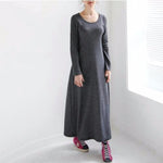 Dalia Long Sleeve Warm Maxi Dress