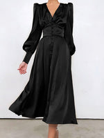 cambioprcaribe Dress Black / XS Maliyah Elegant Midi Dress