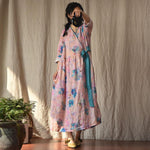 Zen Flower Oversized Ramie Dress | Zen