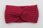 cambioprcaribe Fucsia Ear Knitted Knot Headband