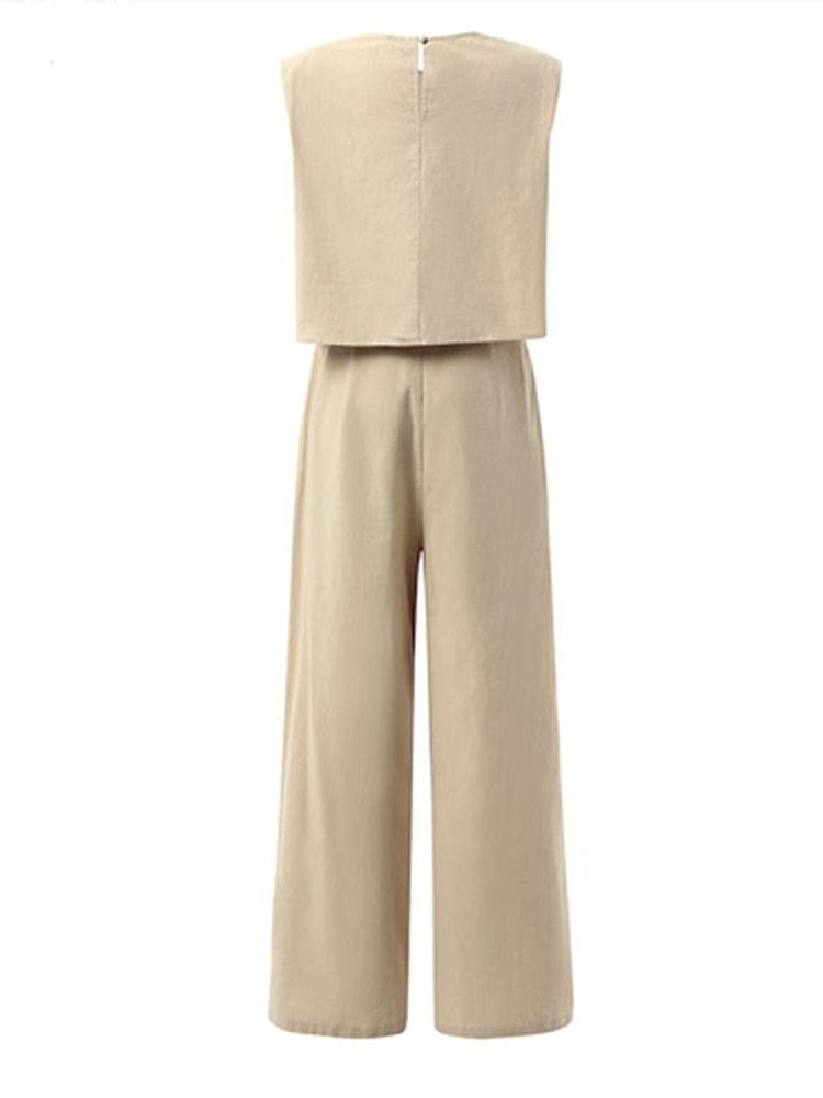 cambioprcaribe Genna Cotton Linen Two Piece Suit | OOTD