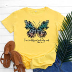 Graphic New Butterfly Printed Top